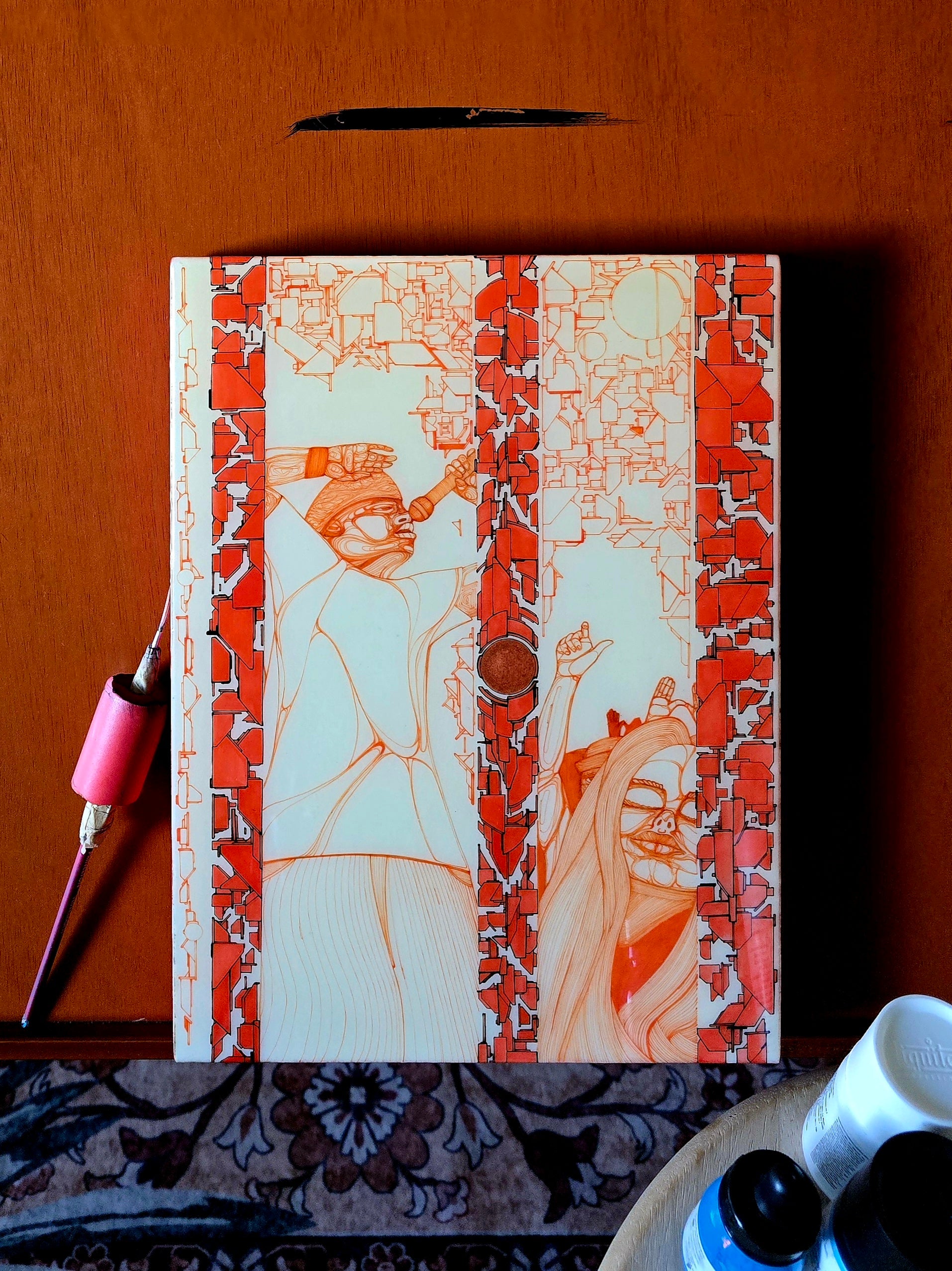 "The Jam" 9x12